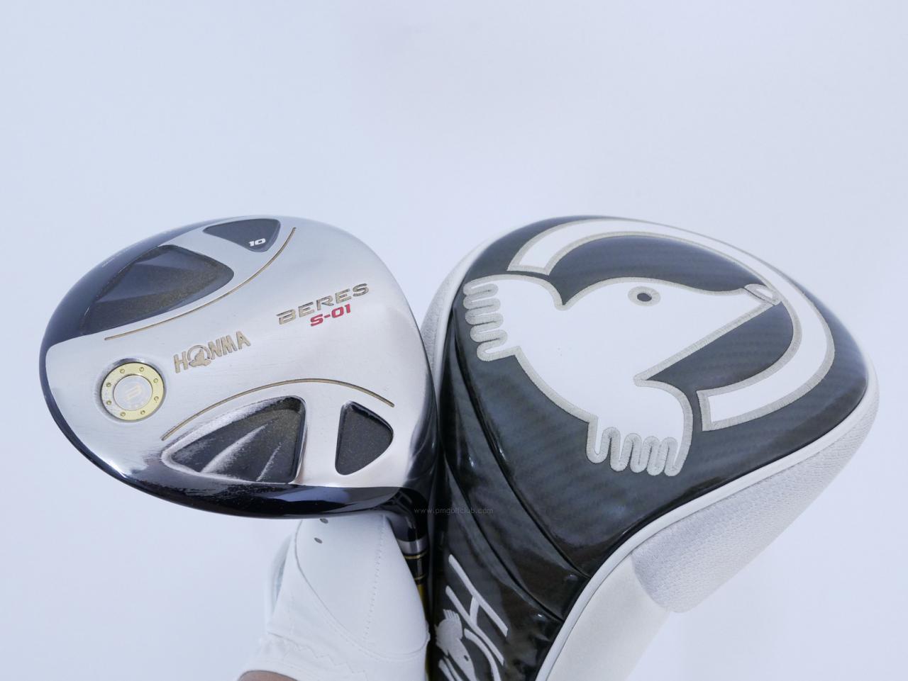 Driver : Honma : **ก้าน 4 ดาว** ไดรเวอร์ Honma Beres S-01 (460cc.) Loft 10 ก้าน ARMRQ 6 (45) Flex R (4 ดาว)