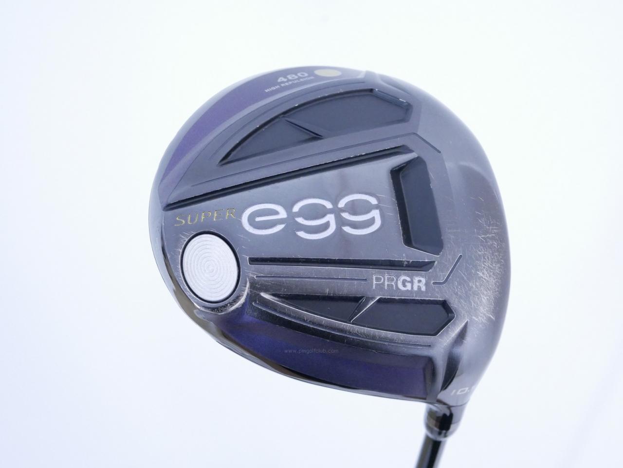 Driver : PRGR : ไดรเวอร์ PRGR Super EGG 480cc. (ปี 2021 หน้าเด้งเกินกฏ ตีไกลมาก) Loft 10.5 Flex R (M-37)