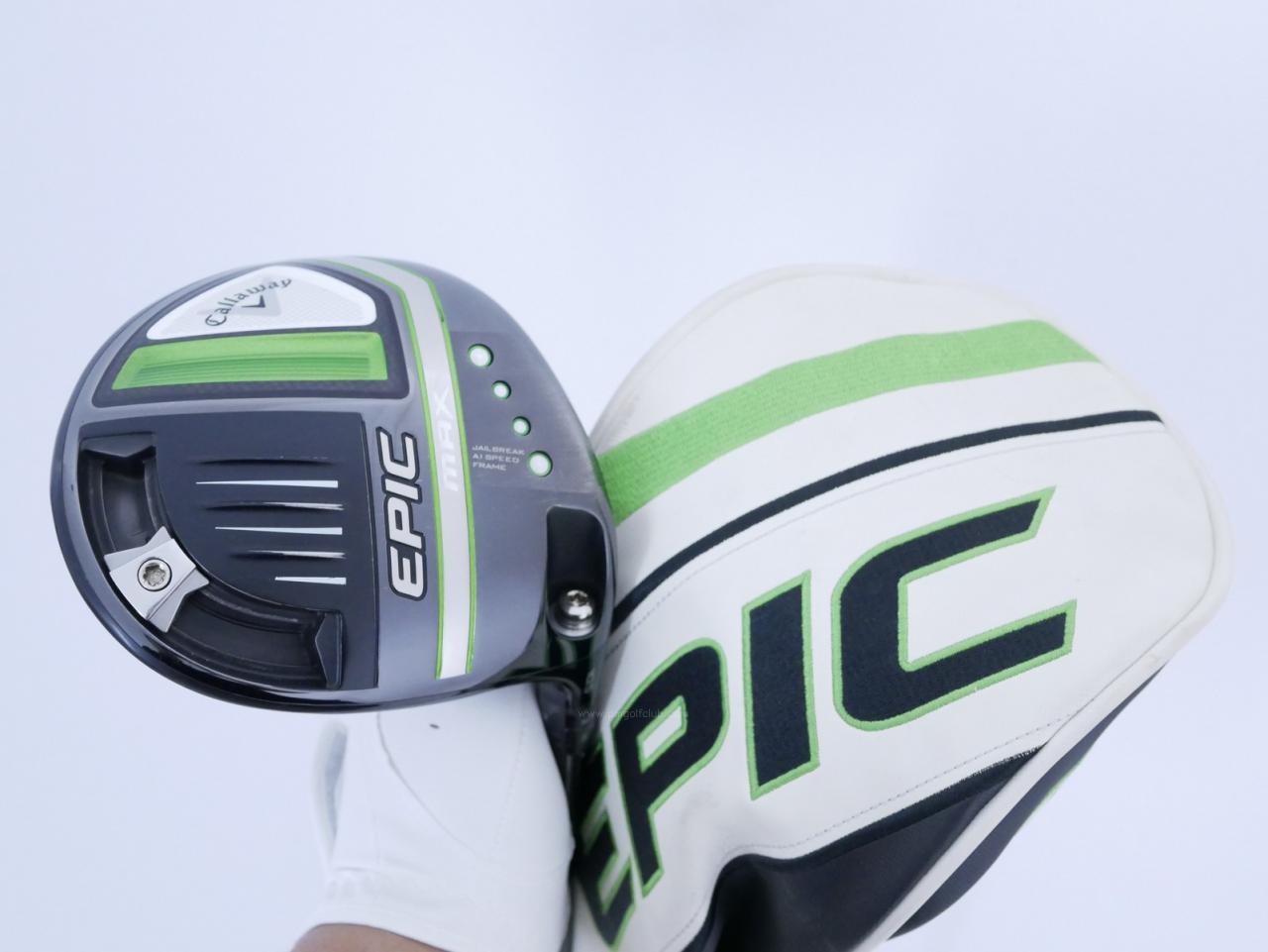 Driver : Callaway : ไดรเวอร์ Callaway EPIC MAX (รุ่นปี 2021) Loft 10.5 ก้าน Mitsubishi Diamana 40 Flex S