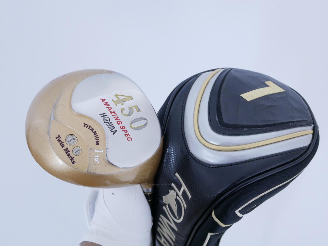 Driver : Honma : **ก้าน 4 ดาว** ไดรเวอร์ Honma Amazing Spec 450 (450cc. หน้าเด้งเกินกฏ) Loft 10 flex R (4 ดาว) 