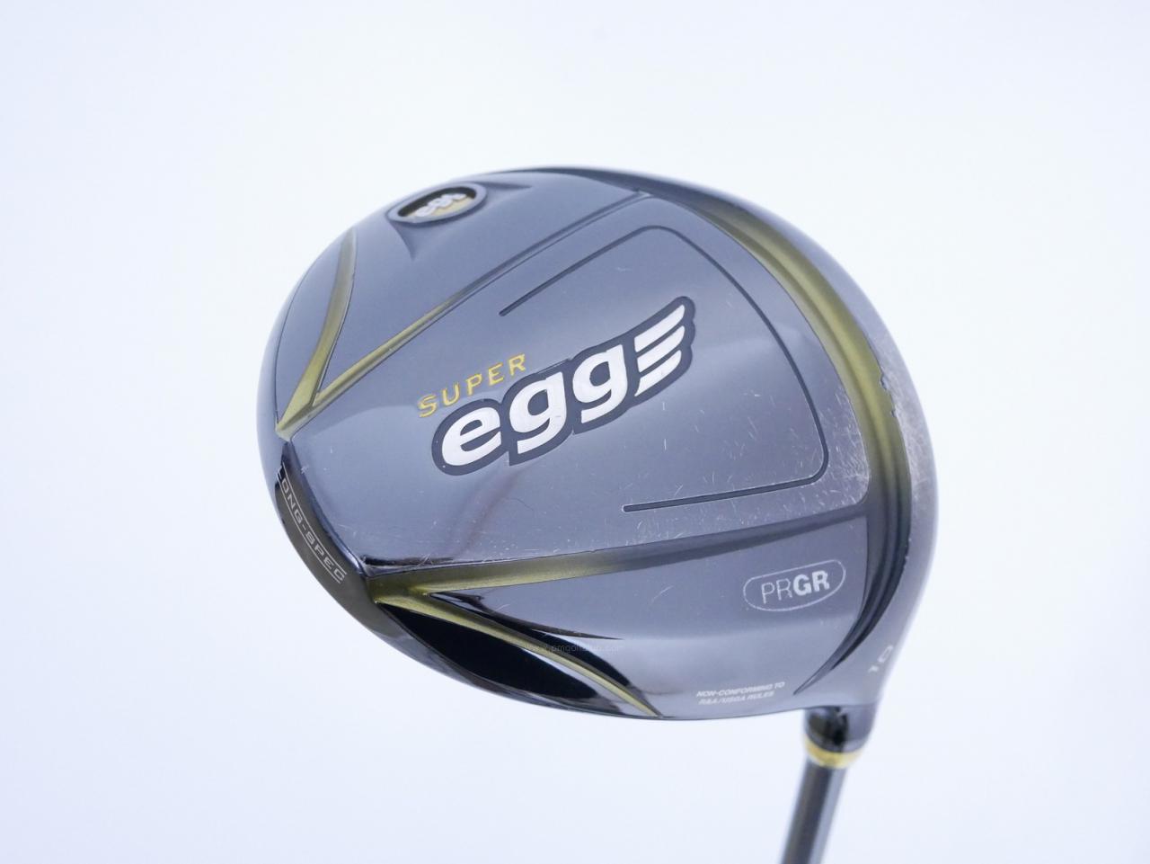 Driver : PRGR : ไดรเวอร์ PRGR Super EGG Long Spec (ปี 2019 หน้าเด้งเกินกฏ COR 0.86) Loft 10 ก้าน M-37 Flex R