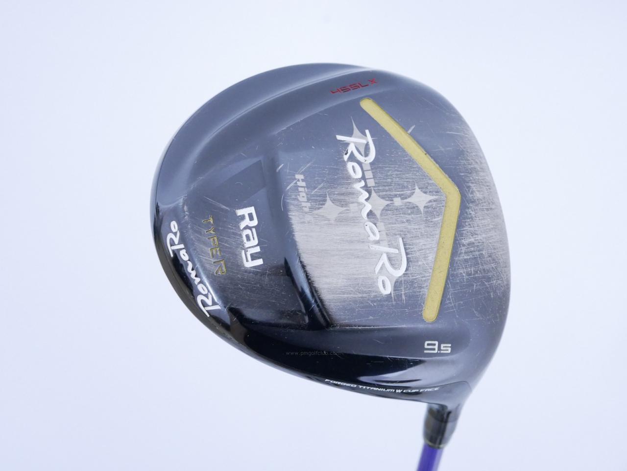 Driver : Romaro : ไดรเวอร์ Romaro Ray Type R High COR (หน้าเด้งเกินกฏ ไกลมาก หายากมาก) Loft 9.5 ก้าน UST Mamiya ATTAS G7 Flex S