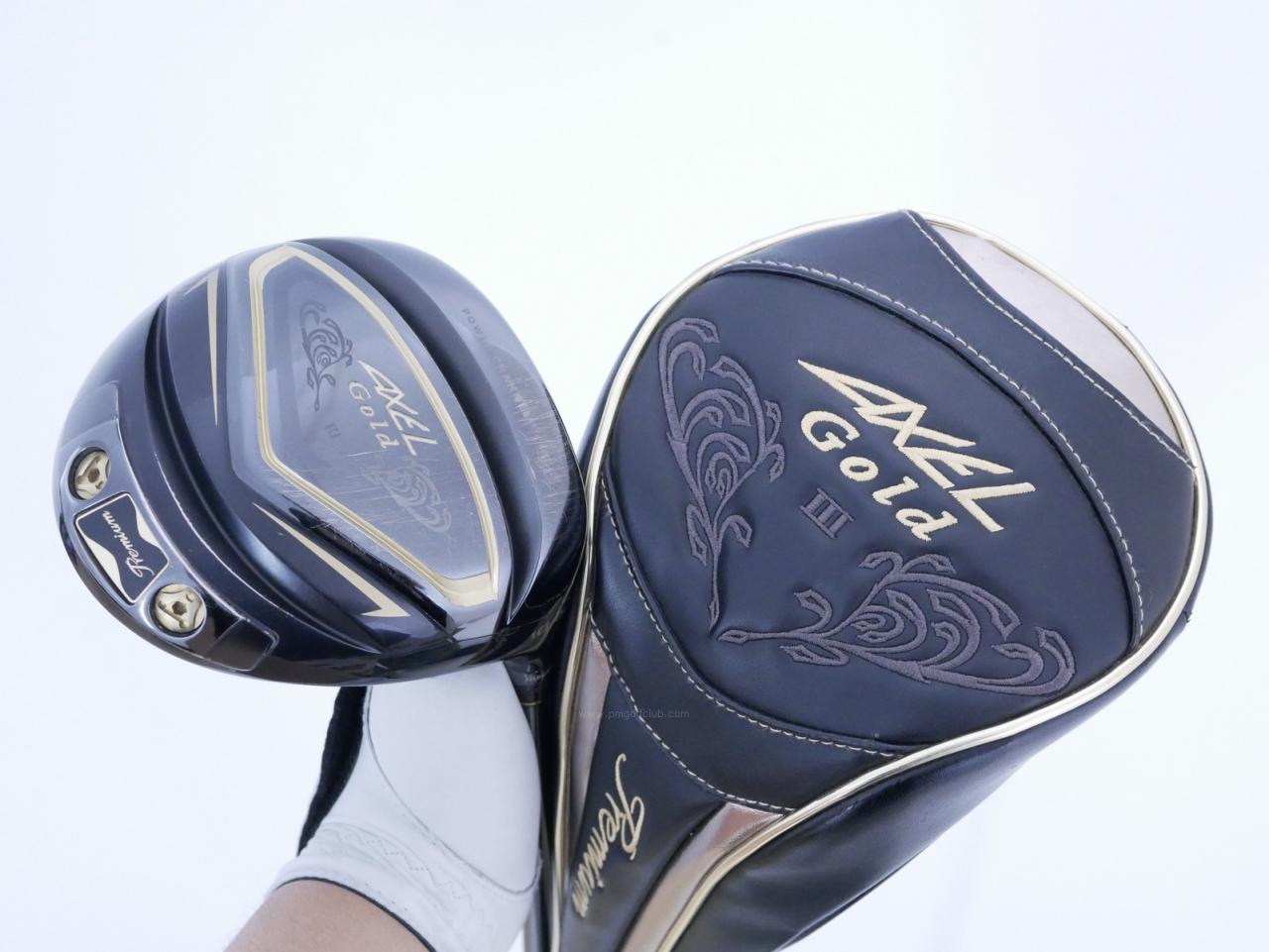 Driver : Tsuruya : Tsuruya AXEL Gold Premium III (รุ่นปี 2019 ตัวท๊อป หน้าเด้งสุดๆ COR 0.86 ของใหม่ 4 หมื่น) Loft 10.5 Flex R