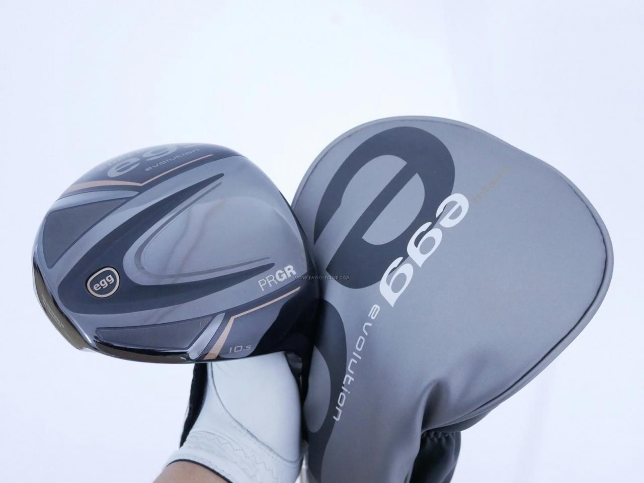 Driver : PRGR : ไดรเวอร์ PRGR Super EGG Evolution 500cc. (รุ่นล่าสุด ออกปี 2024 หน้าเด้งเกินกฏ ตีไกลมาก) Loft 10.5 Flex R2 (M-35)