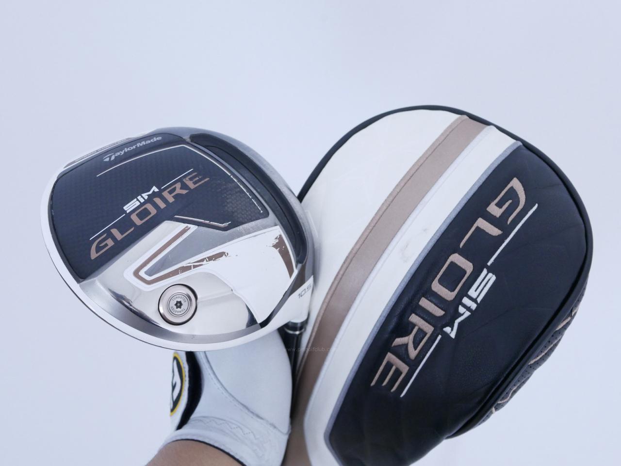 Driver : Taylormade : **มีบุบ** ไดรเวอร์ Taylormade SIM GLOIRE (รุ่นปี 2021 รุ่นท๊อปสุด Japan Spec) Loft 10.5 ก้าน Fujikura Air Speeder Flex SR