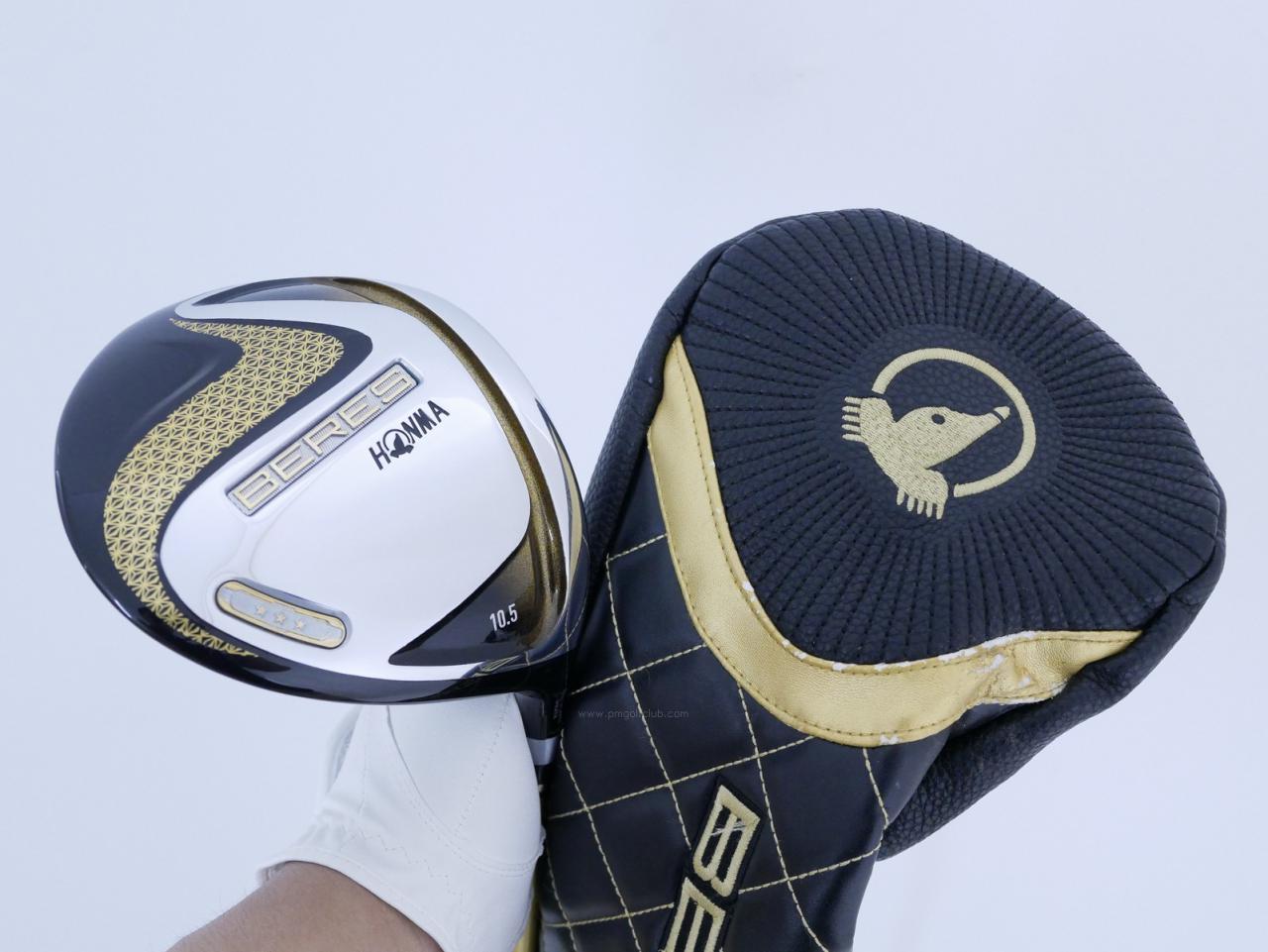 Driver : Honma : **ก้าน 3 ดาว** ไดรเวอร์ Honma Beres 2020 (ออกปี 2020) Loft 10.5 ก้าน Honma ARMRQ (42) Flex R (3 ดาว)