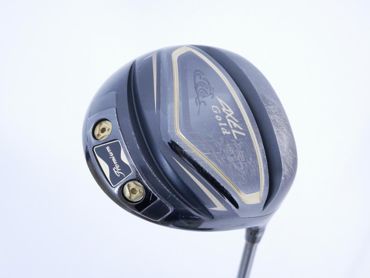 Driver : Tsuruya : Tsuruya AXEL Gold Premium III (รุ่นปี 2019 ตัวท๊อป หน้าเด้งสุดๆ COR 0.86 ของใหม่ 4 หมื่น) Loft 10.5 Flex R