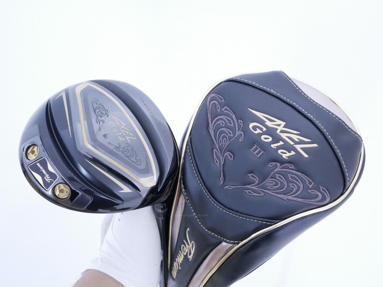 Driver : Tsuruya : Tsuruya AXEL Gold Premium III (รุ่นปี 2019 ตัวท๊อป หน้าเด้งสุดๆ COR 0.86 ของใหม่ 4 หมื่น) Loft 10.5 Flex R