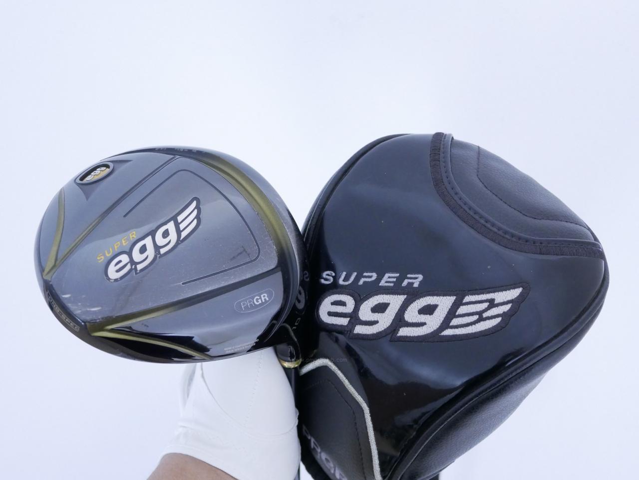 Driver : PRGR : ไดรเวอร์ PRGR Super EGG Long Spec (ปี 2019 หน้าเด้งเกินกฏ COR 0.86) Loft 10 ก้าน M-37 Flex R