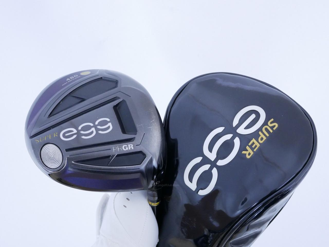 Driver : PRGR : ไดรเวอร์ PRGR Super EGG 480cc. (ปี 2021 หน้าเด้งเกินกฏ ตีไกลมาก) Loft 10.5 Flex R (M-37)