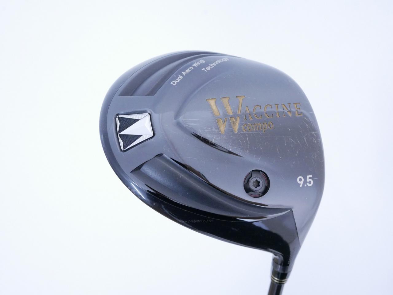 Driver : Other Brand : ไดรเวอร์ Waccine Compo Black (ออกปี 2020 รุ่นใหม่ ตีไกลมากๆ) Loft 9.5 สุดยอดก้านไดรเวอร์ Waccine Compo GR330TB Flex SR