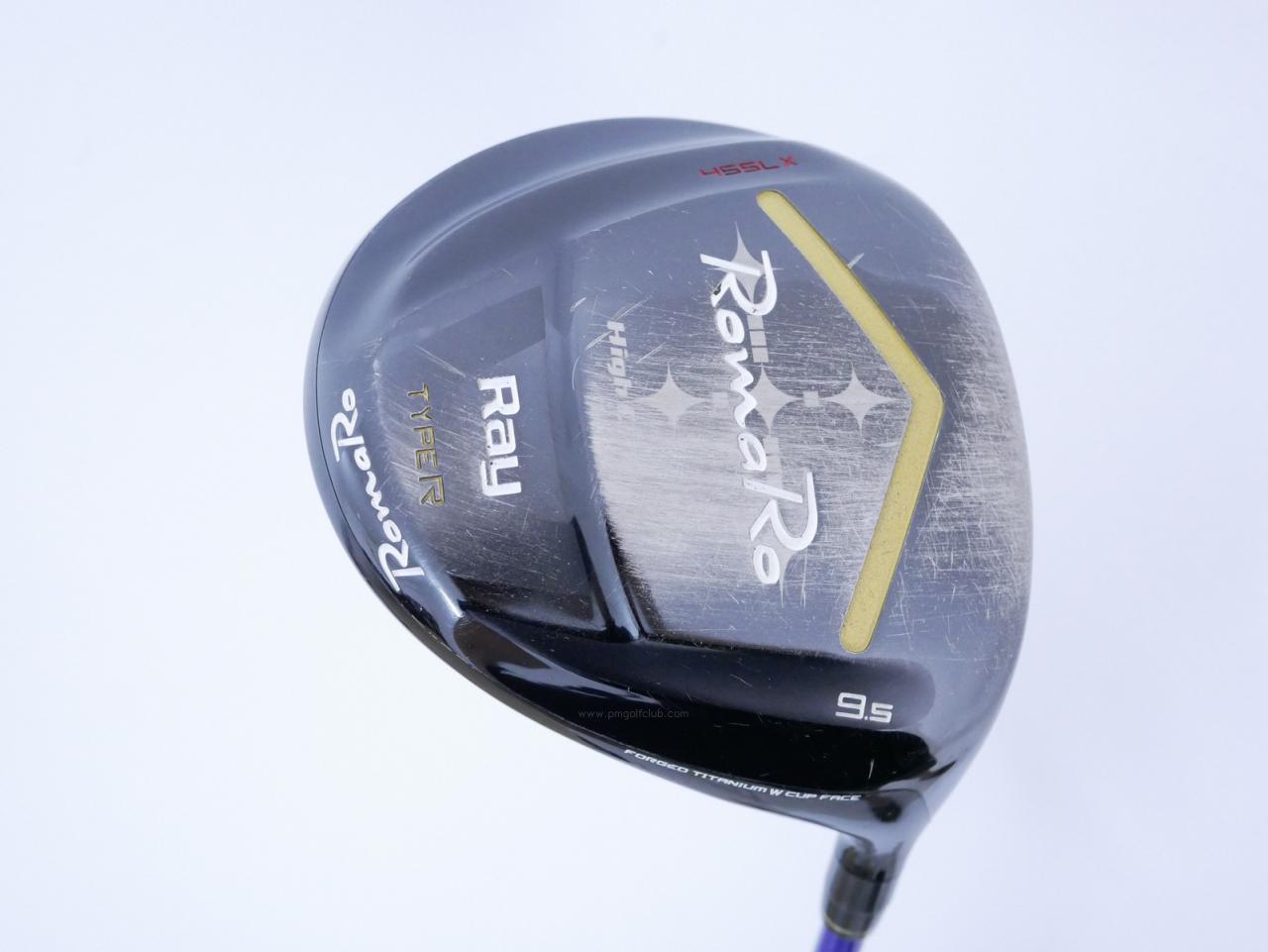 Driver : Romaro : ไดรเวอร์ Romaro Ray Type R High COR (หน้าเด้งเกินกฏ ไกลมาก หายากมาก) Loft 9.5 ก้าน UST Mamiya ATTAS G7 Flex S