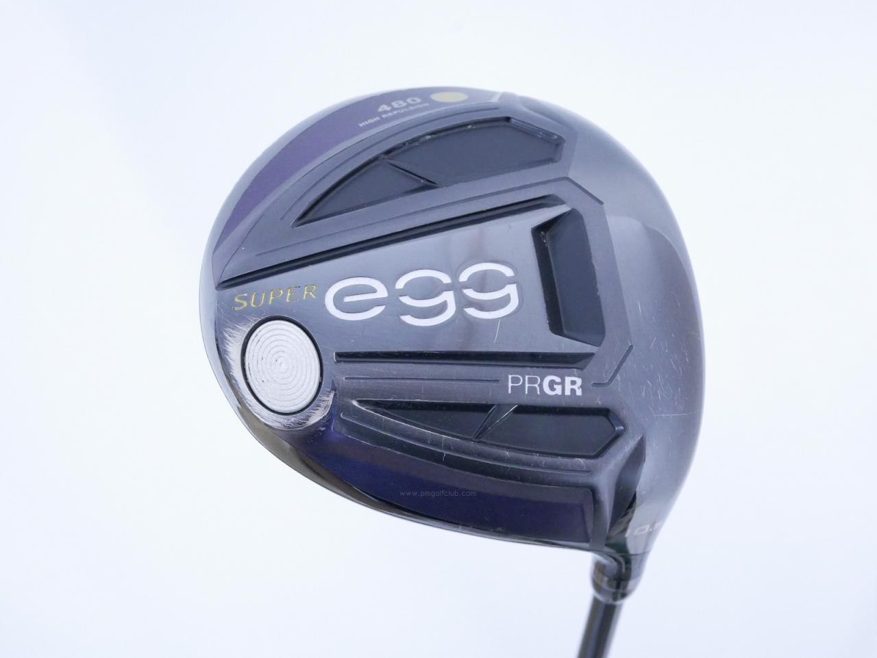 Driver : PRGR : ไดรเวอร์ PRGR Super EGG 480cc. (ปี 2021 หน้าเด้งเกินกฏ ตีไกลมาก) Loft 10.5 Flex R (M-37)