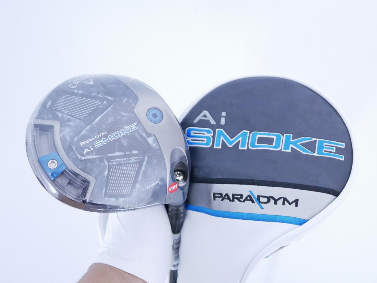 Driver : Callaway : **ของใหม่ ยังไม่แกะพลาสติก** ไดรเวอร์ Callaway Paradym Ai SMOKE MAX (รุ่นล่าสุด ปี 2024 Japan Spec.) Loft 9 (ปรับได้) ก้าน Mitsubishi TENSEI 50 Flex S