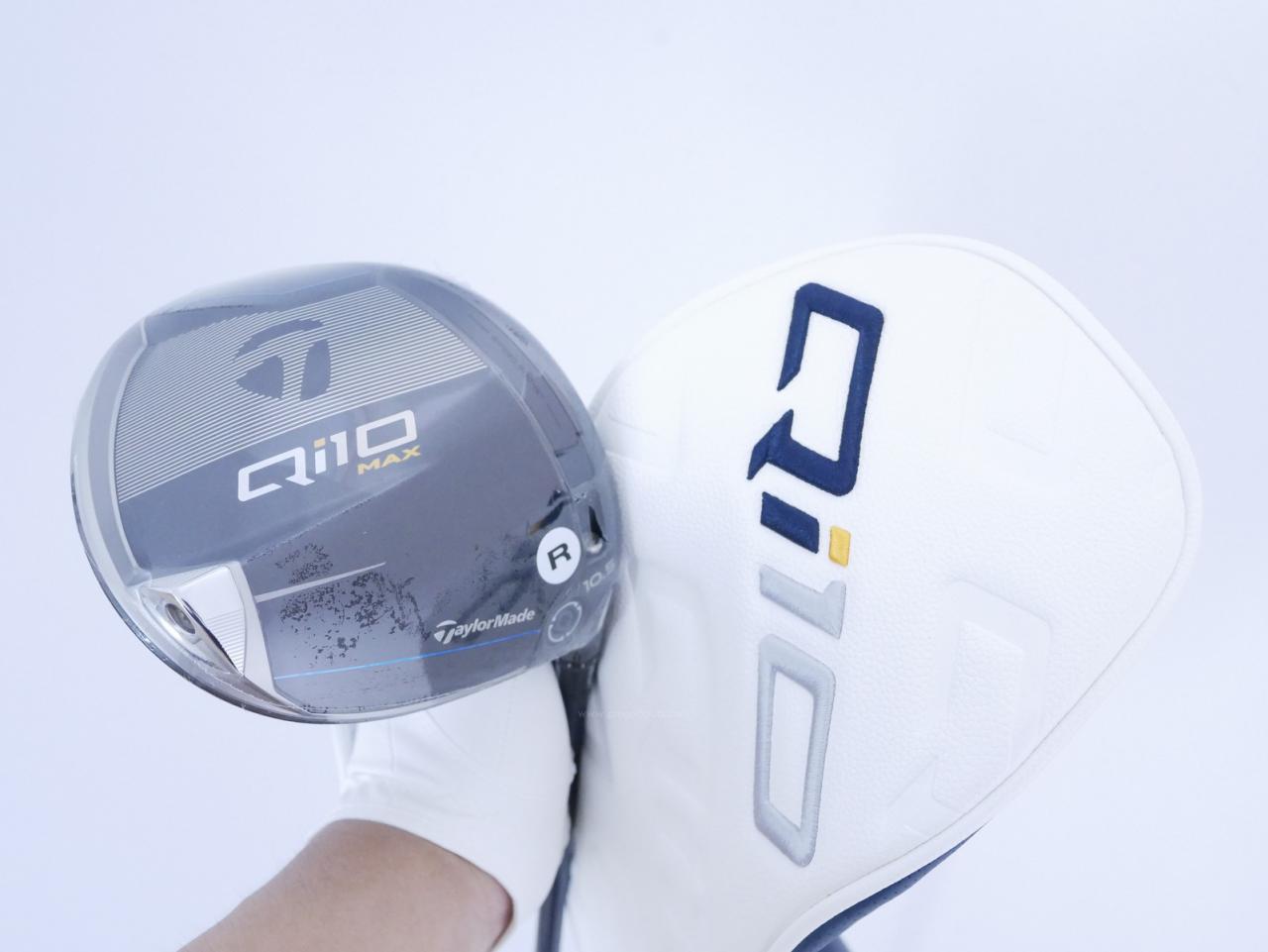 Driver : Taylormade : **ของใหม่ ยังไม่แกะพลาสติก** ไดรเวอร์ Taylormade Qi10 MAX (รุ่นใหม่ล่าสุด ออกปี 2024) Loft 10.5 ก้าน Mitsubishi Diamana TM50 Flex R