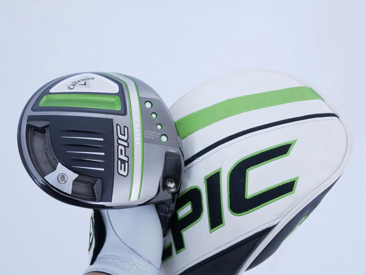 Driver : Callaway : ไดรเวอร์ Callaway EPIC MAX (รุ่นปี 2021) Loft 10.5 ก้าน Mitsubishi FUBUKI J60 Flex S