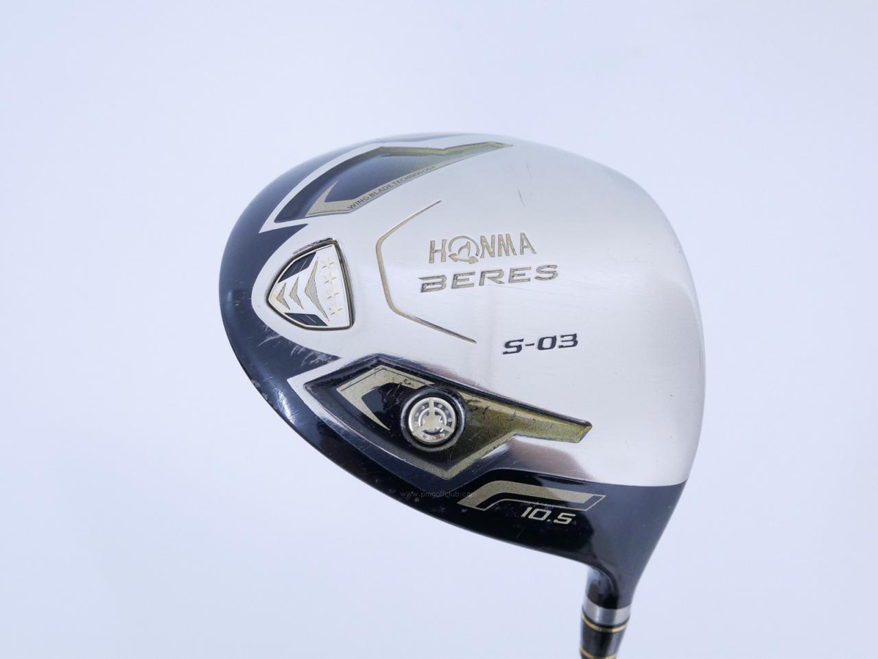 Driver : Honma : ***มีบุบ ก้าน 4 ดาว*** Honma Beres S-03 (ปี 2015) Loft 10.5 ก้าน ARMRQ 8 (49) Flex R (4 ดาว)