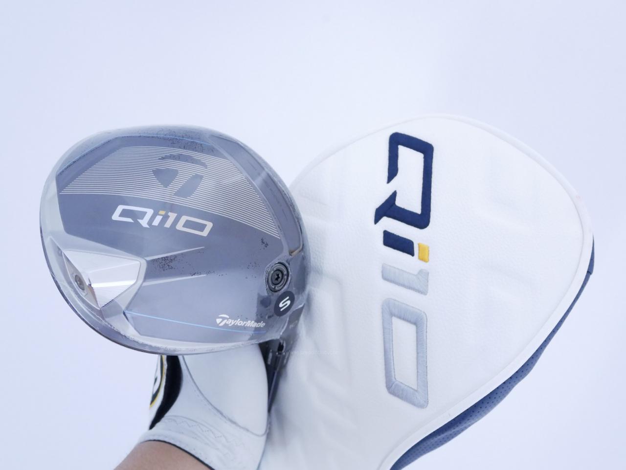 Driver : Taylormade : **ของใหม่ ยังไม่แกะพลาสติก** ไดรเวอร์ Taylormade Qi10 (รุ่นใหม่ล่าสุด ออกปี 2024) Loft 10.5 (ปรับได้) ก้าน Mitsubishi Diamana TM50 Flex S