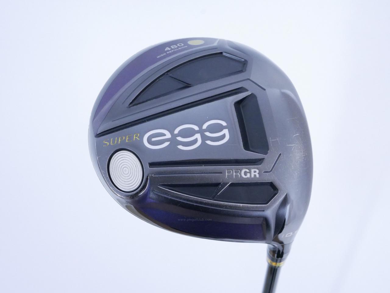 Driver : PRGR : ไดรเวอร์ PRGR Super EGG 480cc. (ปี 2021 หน้าเด้งเกินกฏ ตีไกลมาก) Loft 10.5 Flex R (M-37)