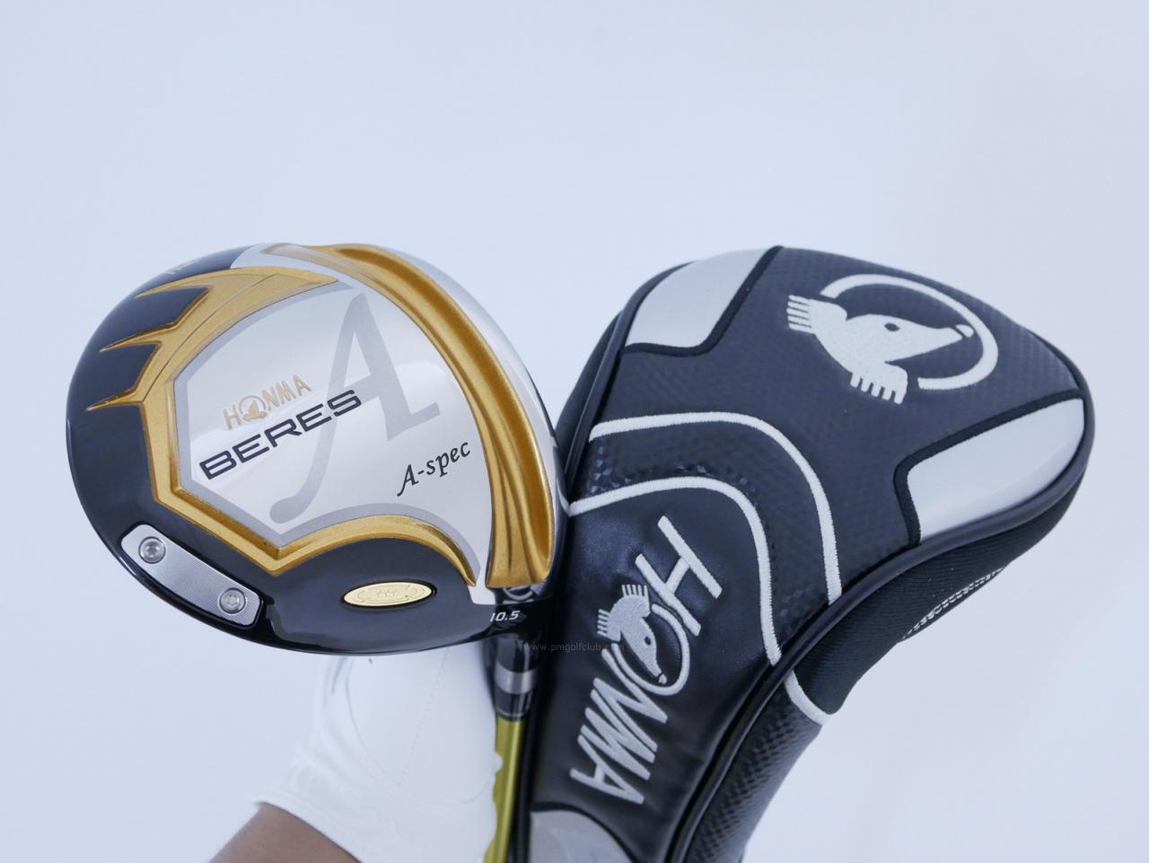 Driver : Honma : **ก้าน 3 ดาว** ไดรเวอร์ Honma Beres A-Spec II (ออกปี 2021 หน้าเด้งเกินกฏ) Loft 10.5 ก้าน ARMRQ A-Spec (47) Flex S (3 ดาว)