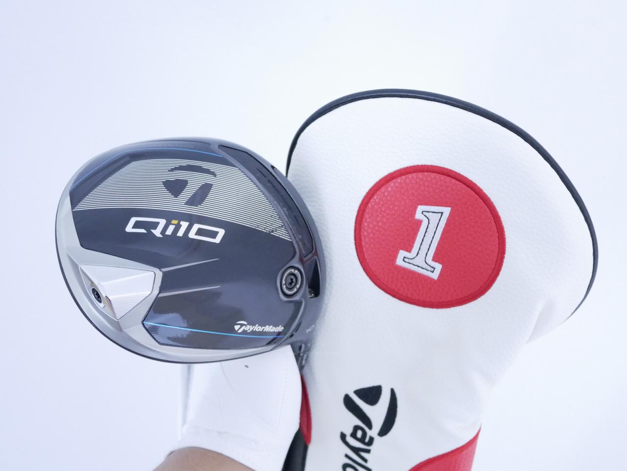 Driver : Taylormade : ไดรเวอร์ Taylormade Qi10 (รุ่นใหม่ล่าสุด ออกปี 2024) Loft 10.5 (ปรับได้) ก้าน Mitsubishi Diamana TM50 Flex S