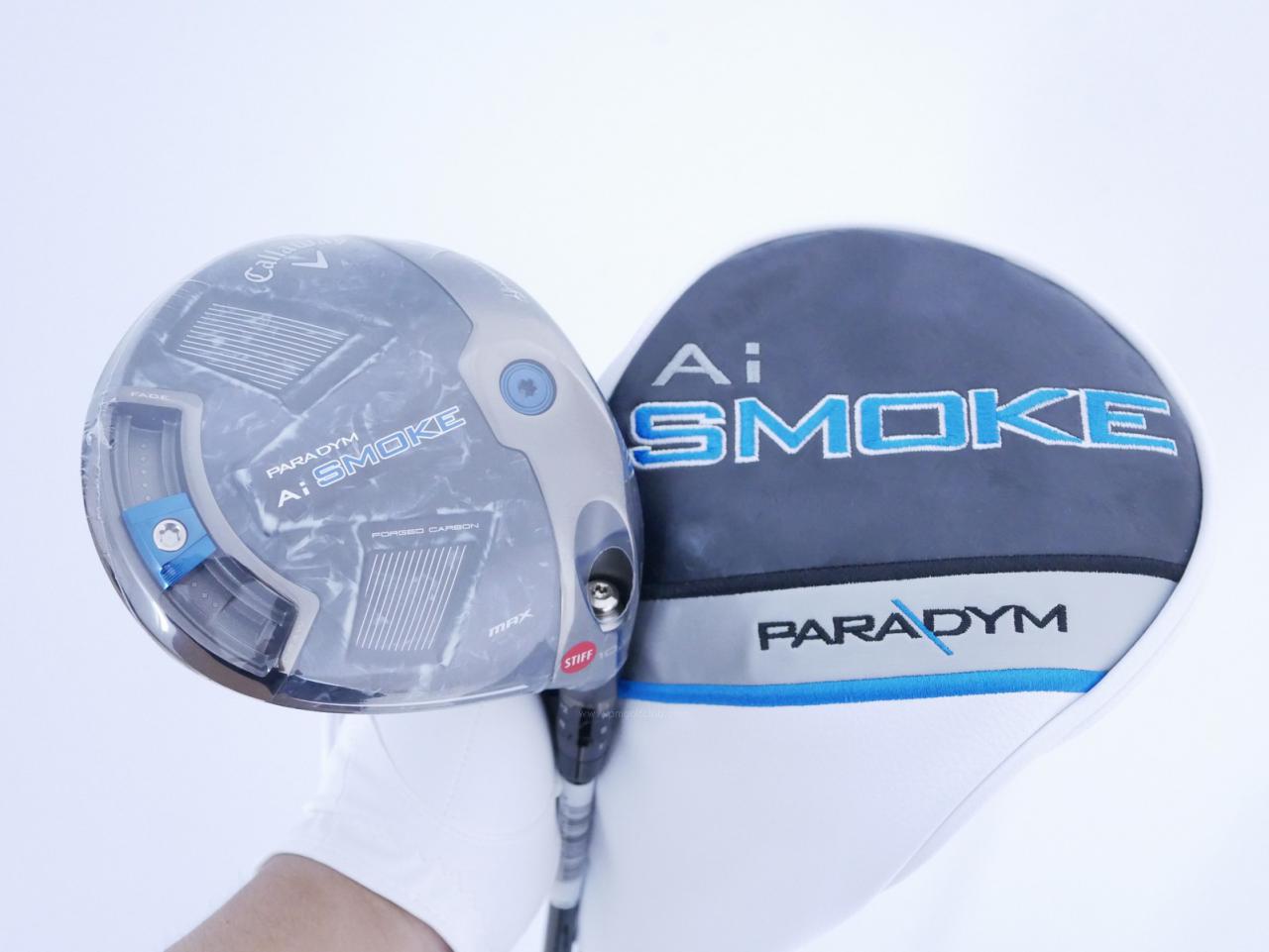 Driver : Callaway : **ของใหม่ ยังไม่แกะพลาสติก** ไดรเวอร์ Callaway Paradym Ai SMOKE MAX (รุ่นล่าสุด ปี 2024 Japan Spec.) Loft 10.5 (ปรับได้) ก้าน Mitsubishi TENSEI 50 Flex S