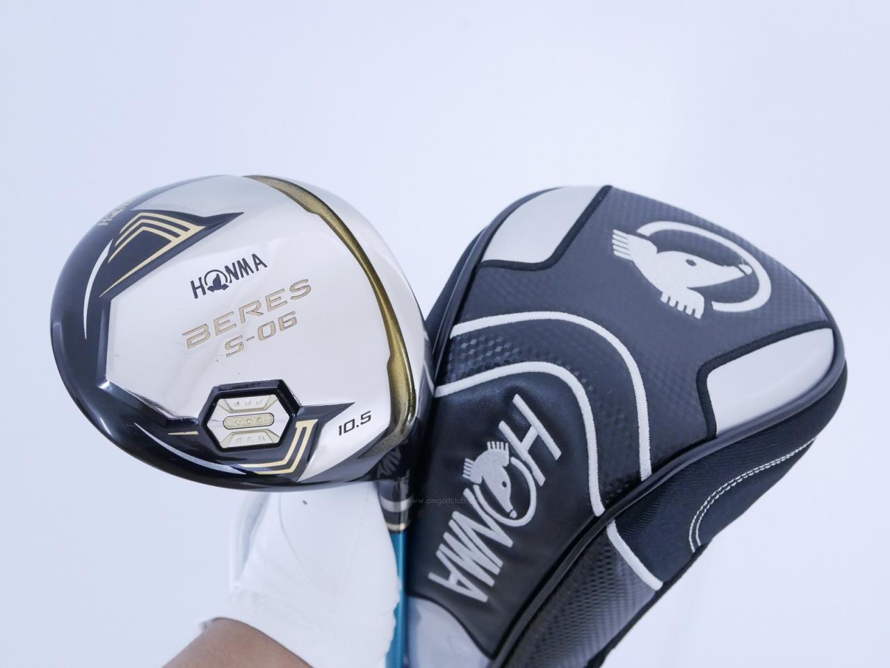 Driver : Honma : **ก้าน 3 ดาว** ไดรเวอร์ Honma Beres S-06 (ปี 2019) Loft 10.5 ก้าน ARMRQ X (43) Flex R (3 ดาว)