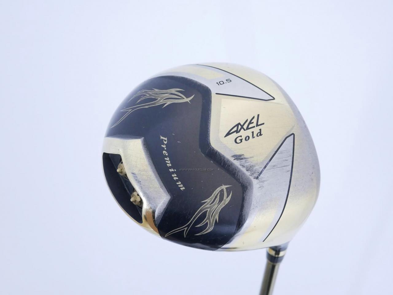 Driver : Tsuruya : Tsuruya AXEL Gold Premium (460cc. ตัวท๊อป หน้าเด้ง Non-Conform ของใหม่ 4 หมื่น) Loft 10.5 Flex R