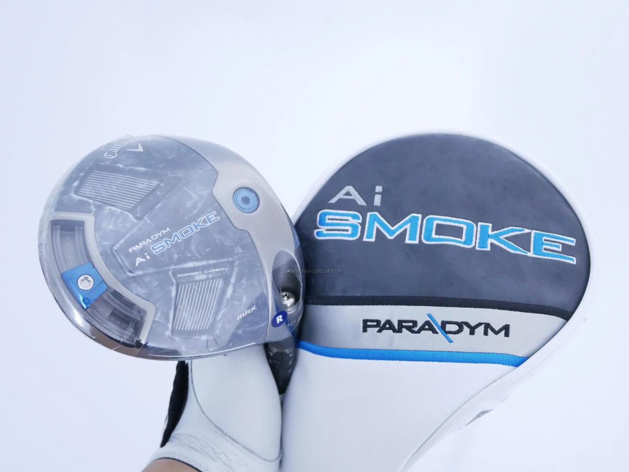 Driver : Callaway : **ของใหม่ ยังไม่แกะพลาสติก** ไดรเวอร์ Callaway Paradym Ai SMOKE MAX (รุ่นล่าสุด ปี 2024 Japan Spec.) Loft 10.5 (ปรับได้) ก้าน Mitsubishi TENSEI 50 Flex R