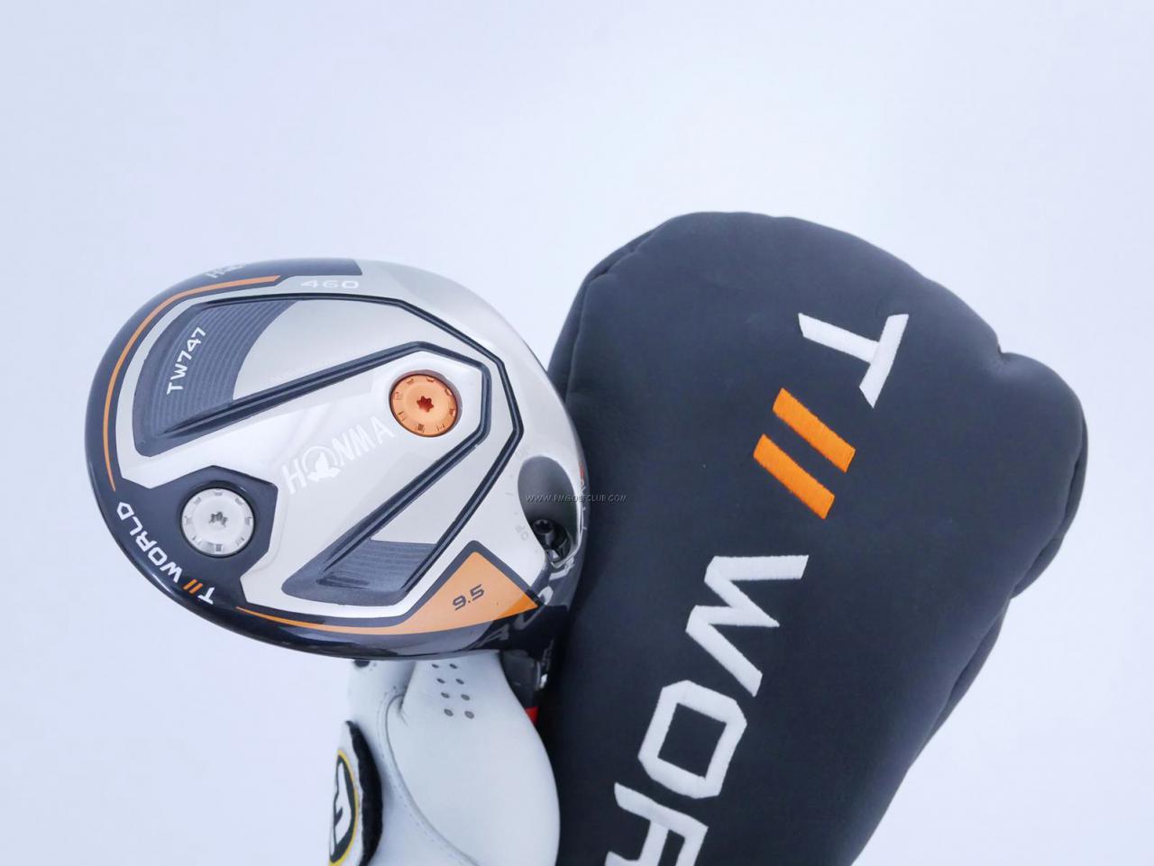 Driver : Honma : ไดรเวอร์ Honma Tour World TW747 460 (ออกปี 2019) Loft 9.5 ก้าน Tour AD DJ-5 Flex R1