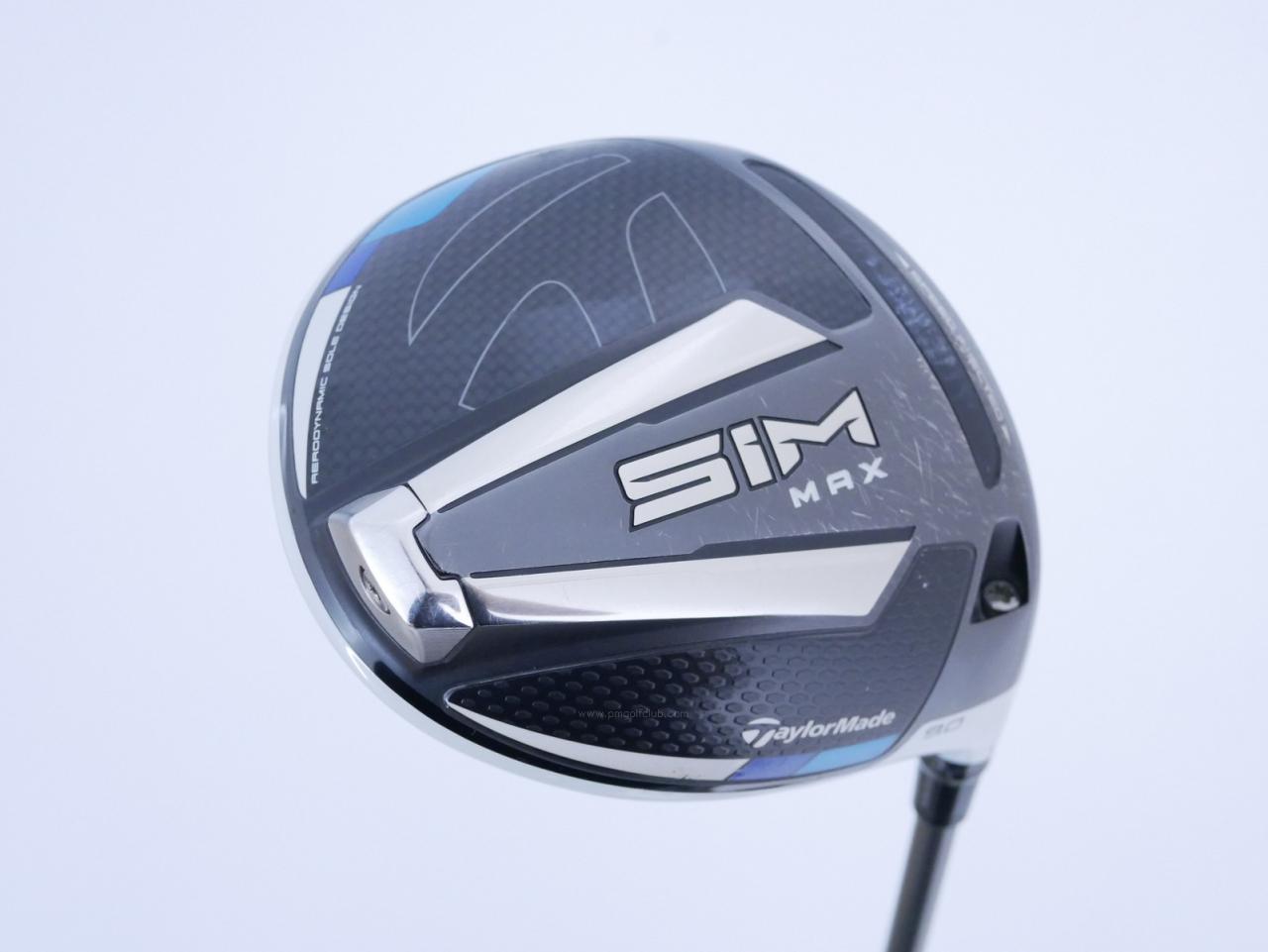 Driver : Taylormade : ไดรเวอร์ Taylormade SIM MAX (รุ่นปี 2020 Japan Spec.) Loft 9 ก้าน Mitsubishi TENSEI TM50 Flex R