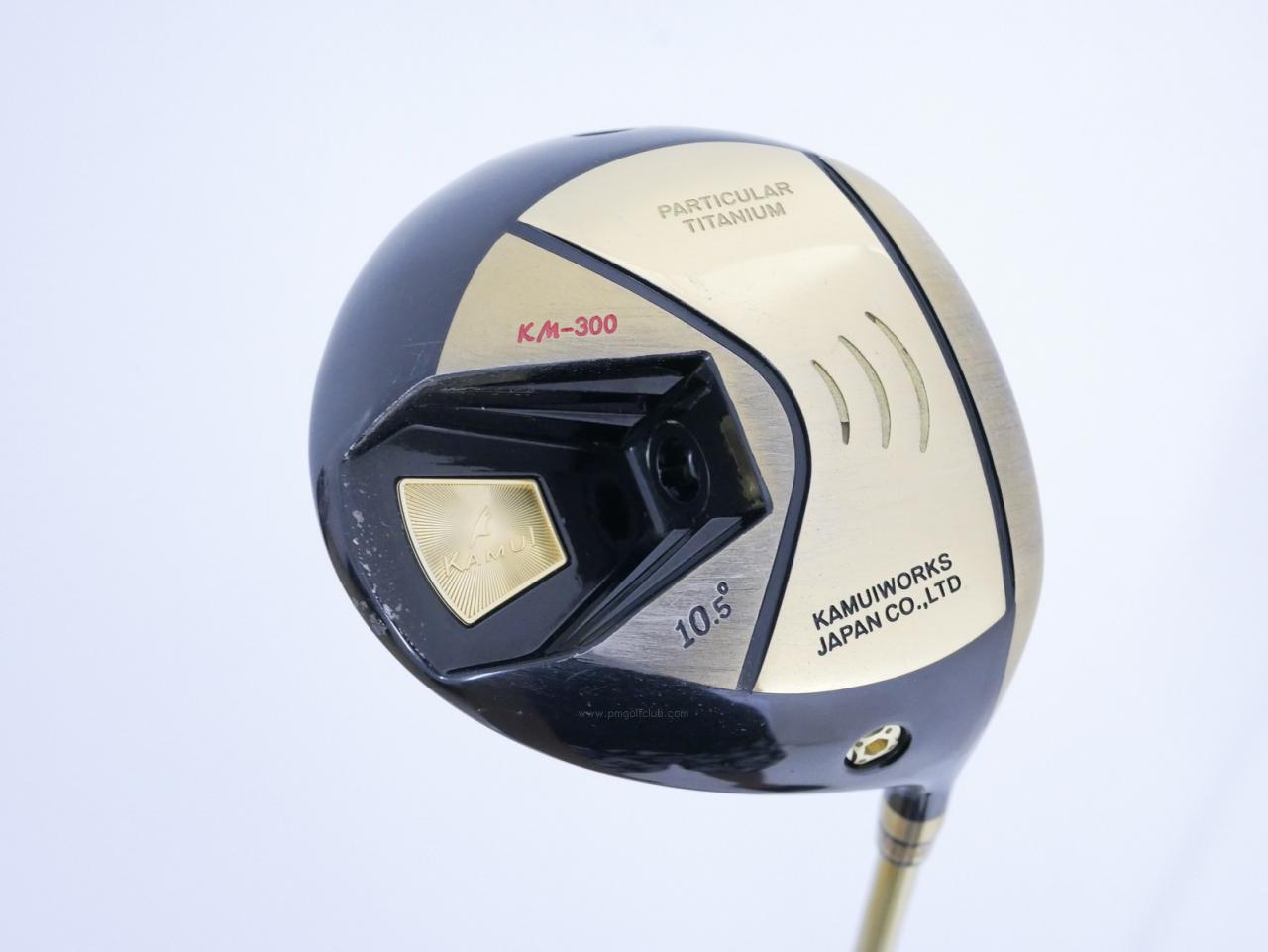 Driver : Kamuiworks : Kamuiworks KM-300 Gold (ปี 2018 หน้าเด้งเกินกฏ มีสปริงข้างใน) Loft 10.5 ก้าน Fujikura Dodecagon Flex R2