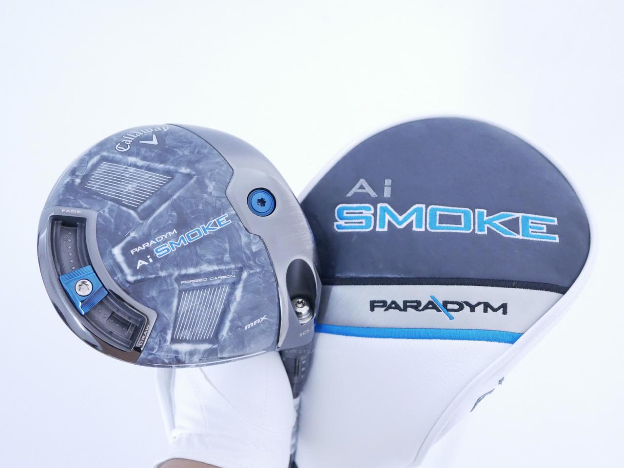 Driver : Callaway : ไดรเวอร์ Callaway Paradym Ai SMOKE MAX (รุ่นล่าสุด ปี 2024 Japan Spec.) Loft 10.5 (ปรับได้) ก้าน Mitsubishi TENSEI 50 Flex S