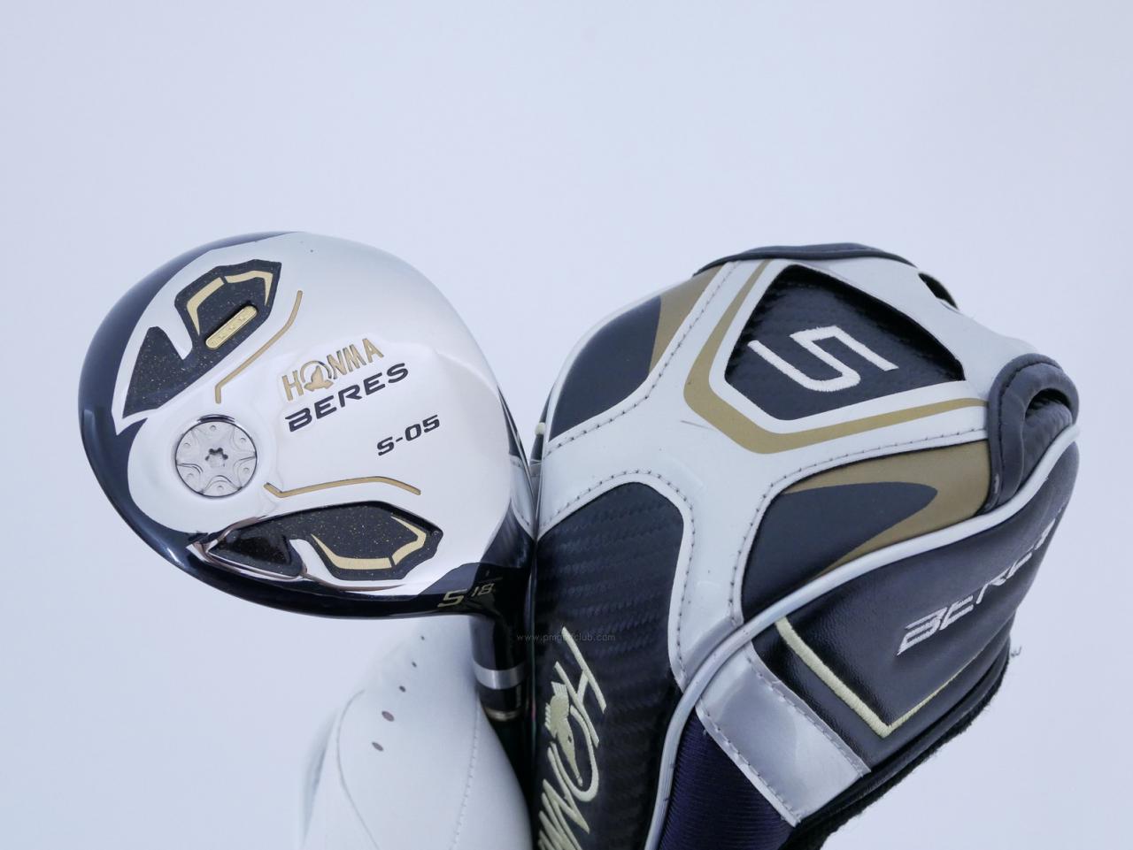 Fairway Wood : Honma : **ก้าน 3 ดาว** หัวไม้ 5 Honma Beres S-05 (ปี 2017) Loft 18 ก้าน ARMRQ ∞ (44) Flex R (3 ดาว)