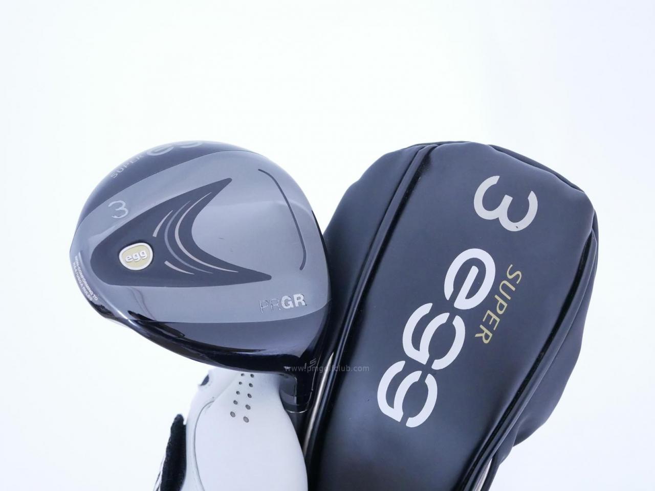 Fairway Wood : PRGR : หัวไม้ 3 PRGR Super Egg (รุ่นปี 2023 หน้าเด้งเกินกฏ COR 0.84 หายากมาก) Loft 15 ก้าน M-37 Flex R