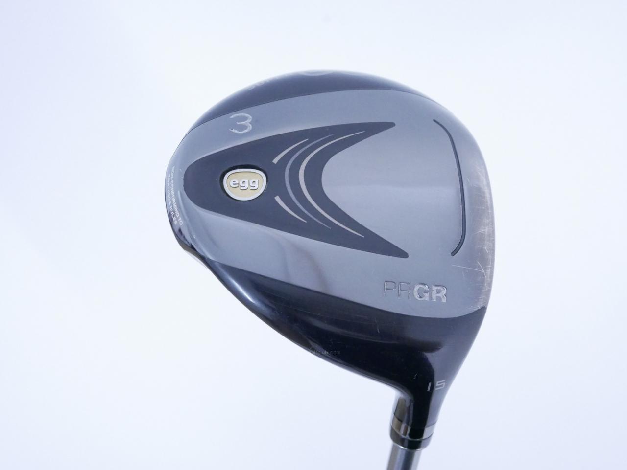 Fairway Wood : PRGR : หัวไม้ 3 PRGR Super Egg (รุ่นปี 2023 หน้าเด้งเกินกฏ COR 0.84 หายากมาก) Loft 15 ก้าน M-37 Flex R