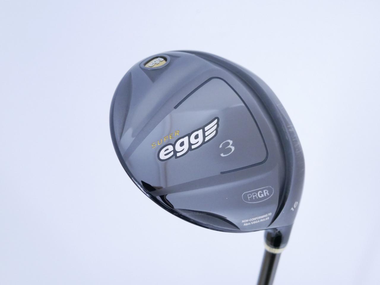 Fairway Wood : PRGR : หัวไม้ 3 PRGR Super Egg (หน้าเด้งเกินกฏ COR 0.84 ออกปี 2018 หายากมาก) Loft 16 Flex SR (M-40)