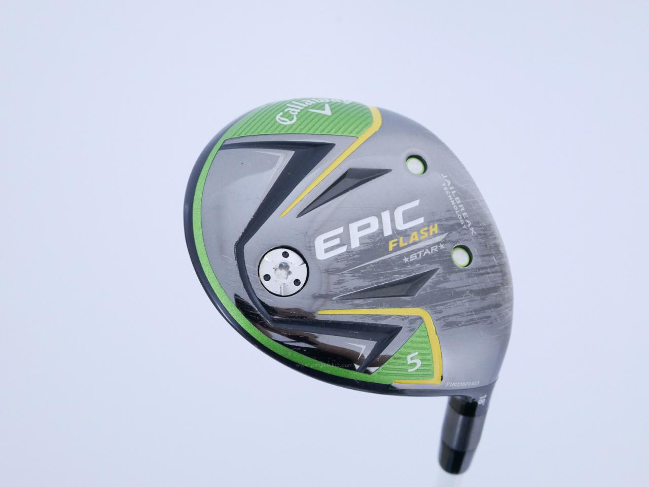 Lady club : All : หัวไม้ 5 Callaway Epic Flash Star (รุ่นปี 2019) Loft 18 ก้าน Fujikura Speeder Evolution Flex A (Lady)