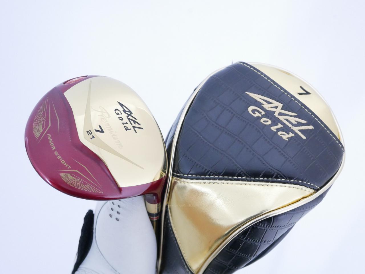 Fairway Wood : Tsuruya : หัวไม้ 7 Tsuruya AXEL Gold Premium IV (รุ่นปี 2021 ตัวท๊อป ของใหม่ 2 หมื่นกว่า) Loft 21 Flex R