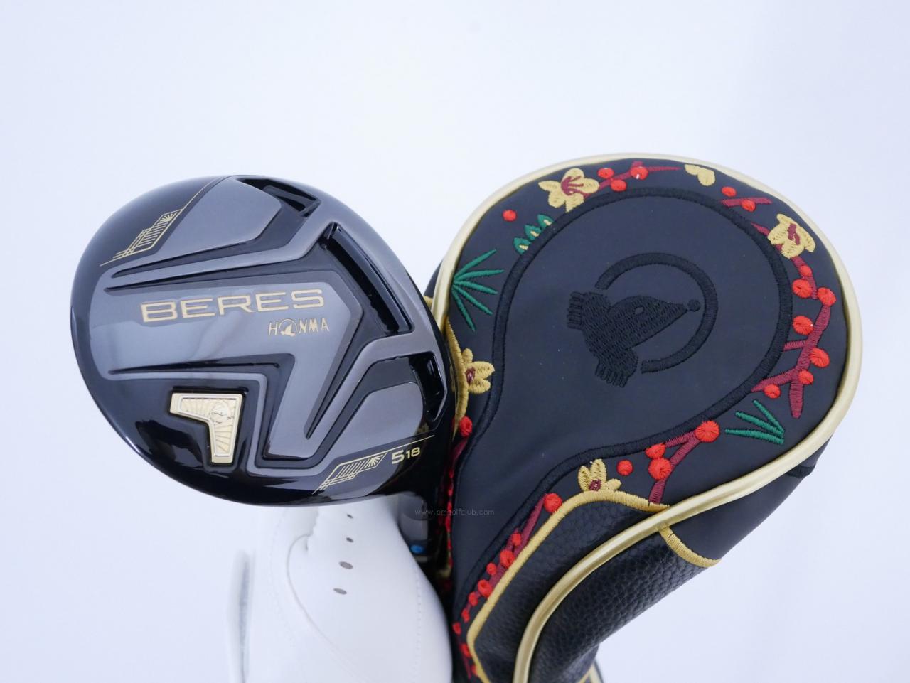 Fairway Wood : Honma : **ก้าน 3 ดาว** หัวไม้ 5 Honma Beres Black (รุ่นปี 2023) Loft 18 ก้าน Honma ARMRQ MX Flex R (3 ดาว)