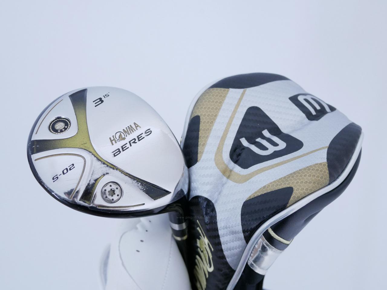 Fairway Wood : Honma : **ก้าน 3 ดาว** หัวไม้ 3 Honma Beres S-02 Loft 15 ก้าน ARMRQ 6 (49) Flex R (3 ดาว)