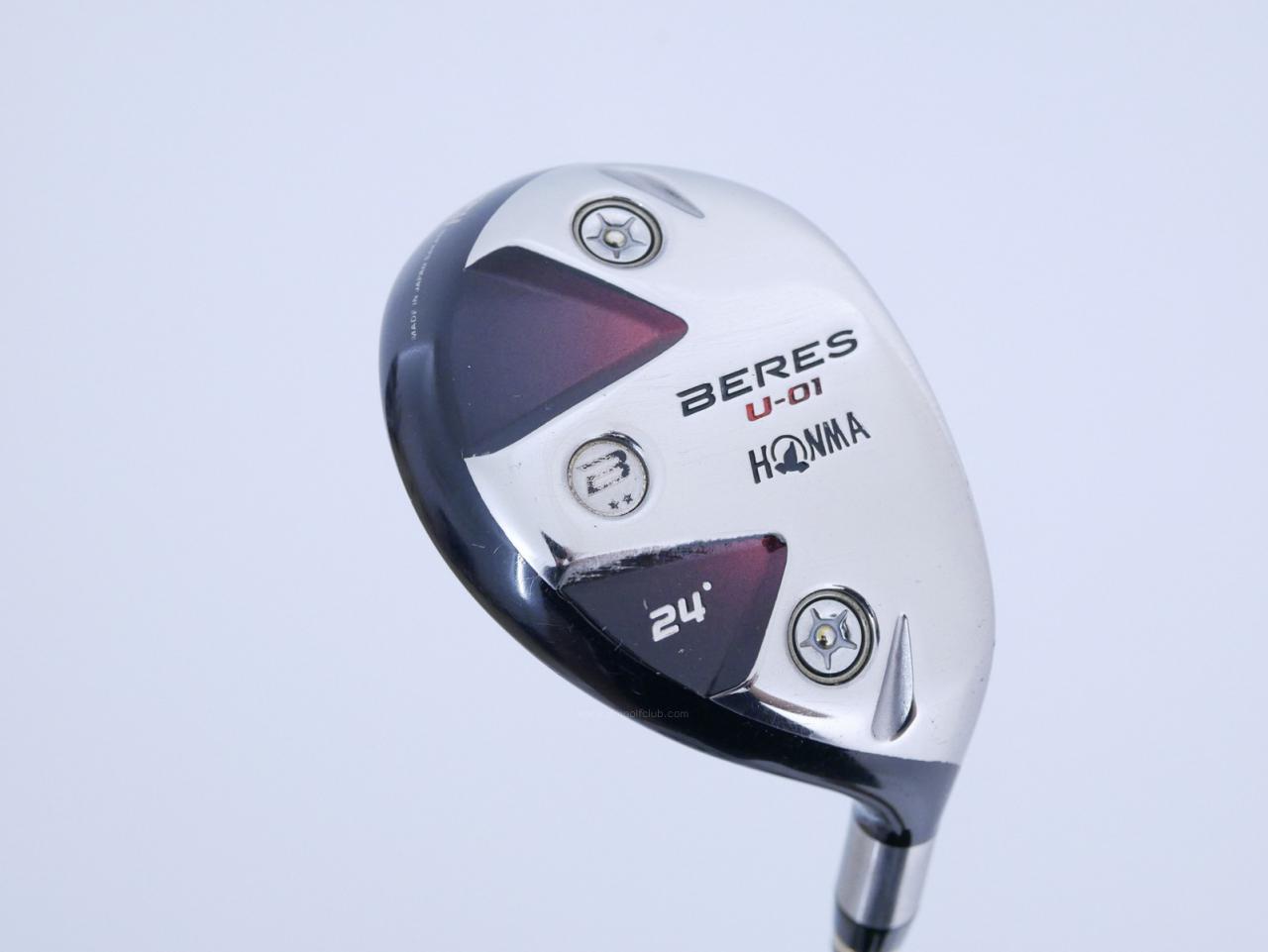 Fairway Wood : Honma : ไม้กระเทย Honma Beres U-01 Loft 24 ก้าน ARMRQ 6 (49) Flex R (2 ดาว)