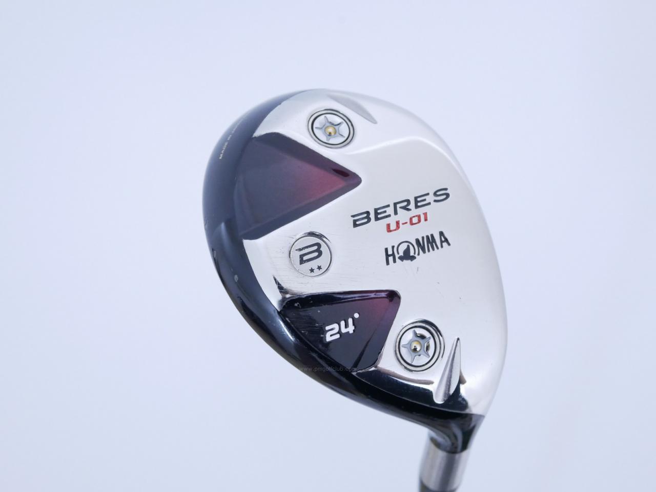 Fairway Wood : Honma : ไม้กระเทย Honma Beres U-01 Loft 24 ก้าน ARMRQ 6 (49) Flex R (2 ดาว)