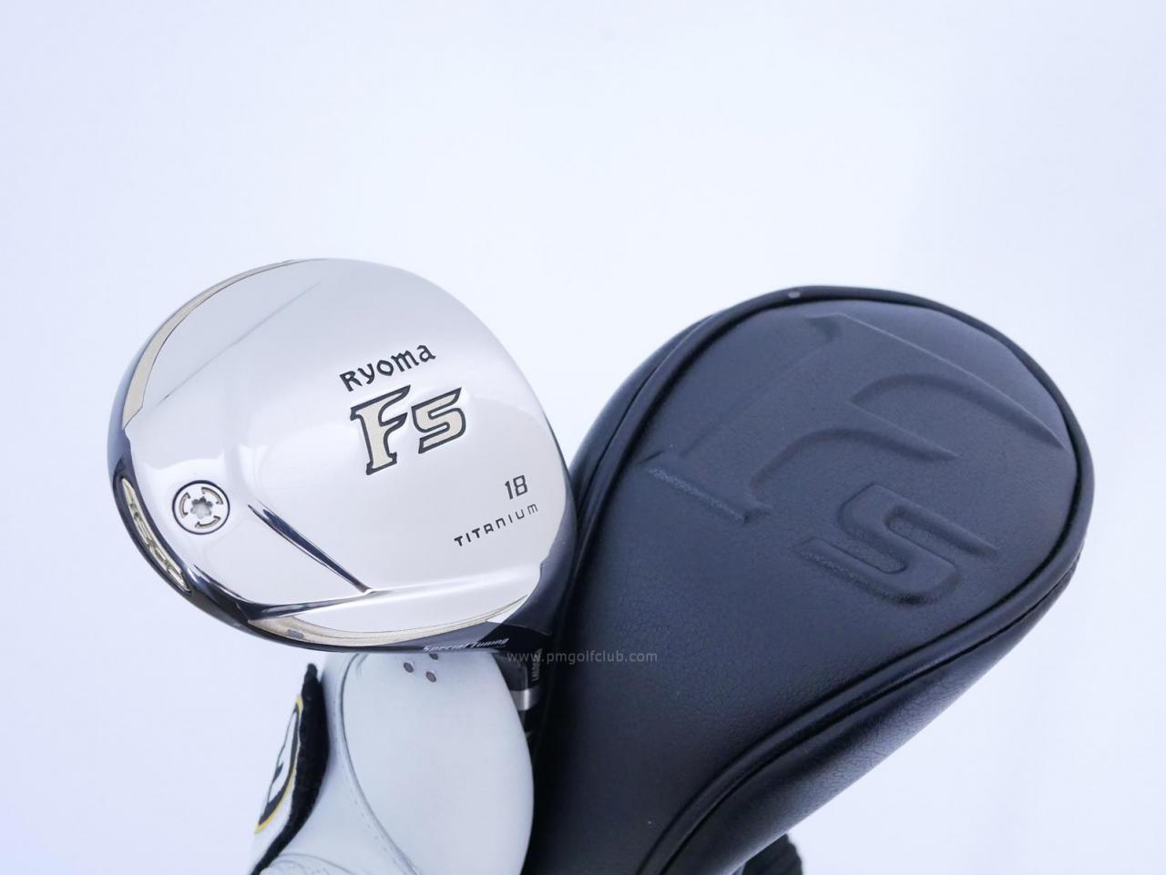 Fairway Wood : Other Brand : หัวไม้ 5 Ryoma F Titanium Special Tunning (ปี 2020 หน้าเด้งเกินกฏ ไกลมากๆ) Loft 18 ก้าน Tour AD RF2 Flex R