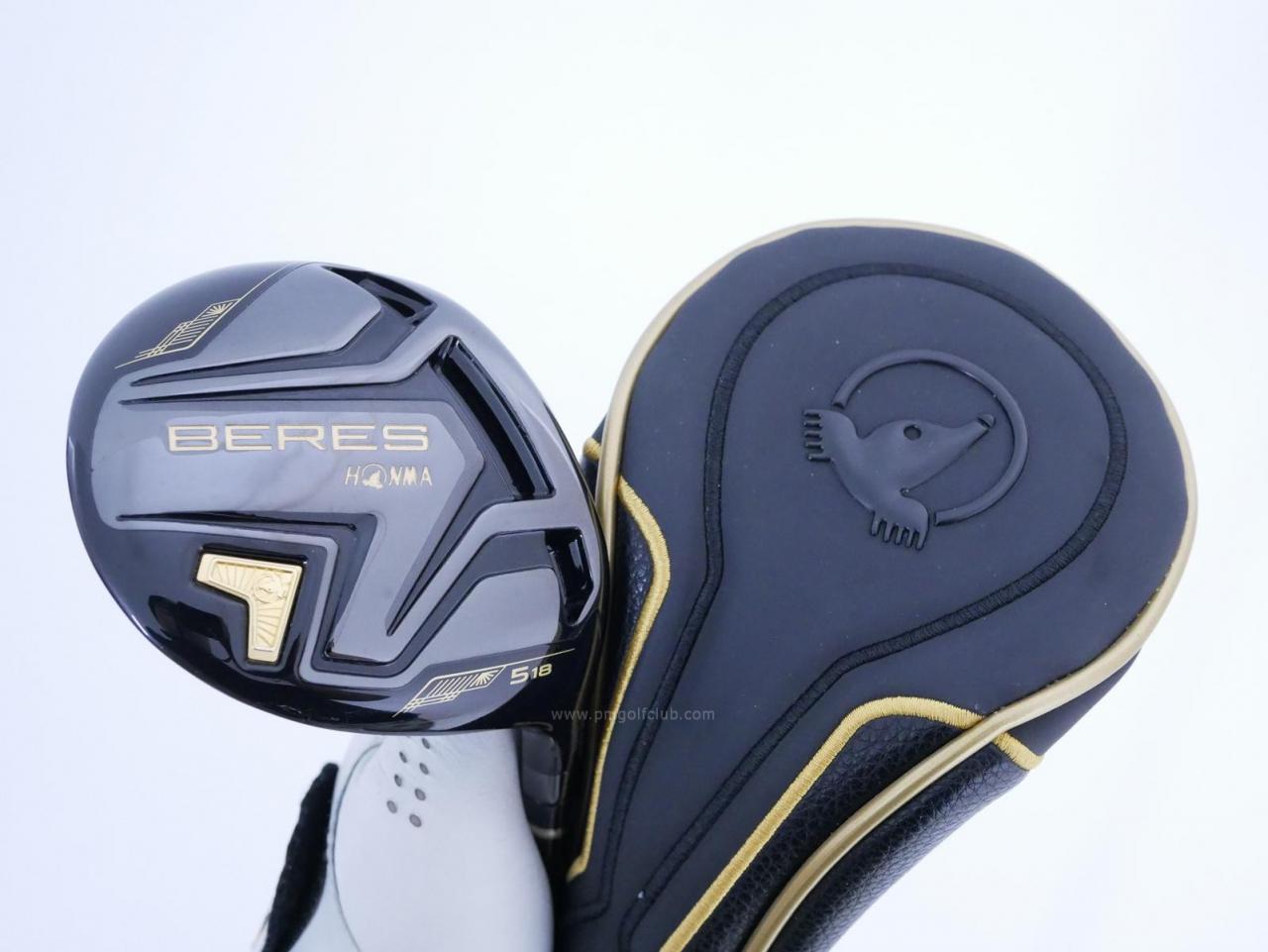 Fairway Wood : Honma : หัวไม้ 5 Honma Beres Black (รุ่นปี 2023) Loft 18 ก้าน Honma ARMRQ MX Flex S