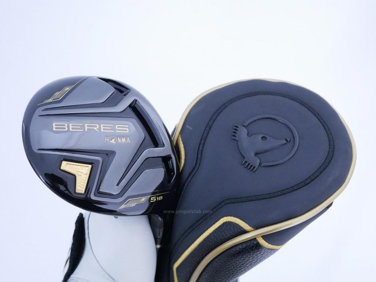 Fairway Wood : Honma : หัวไม้ 5 Honma Beres Black (รุ่นปี 2023) Loft 18 ก้าน Honma ARMRQ MX Flex S