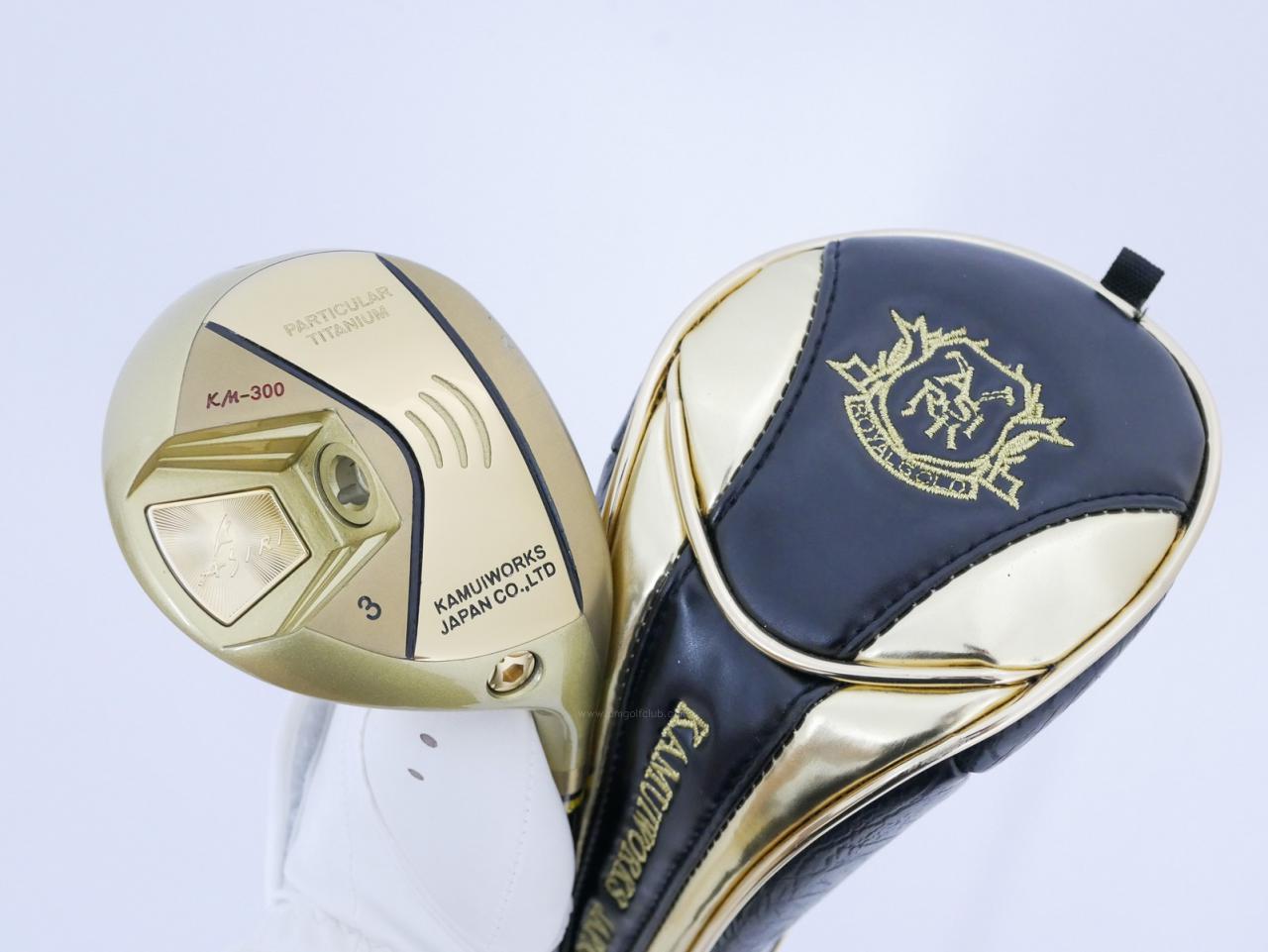 Fairway Wood : Kamui : หัวไม้ 3 Kamuiworks KM-300 (หน้าเด้ง มีสปริงข้างใน หายากมาก) Loft 15 ก้าน Fujikura Double Kick Flex R