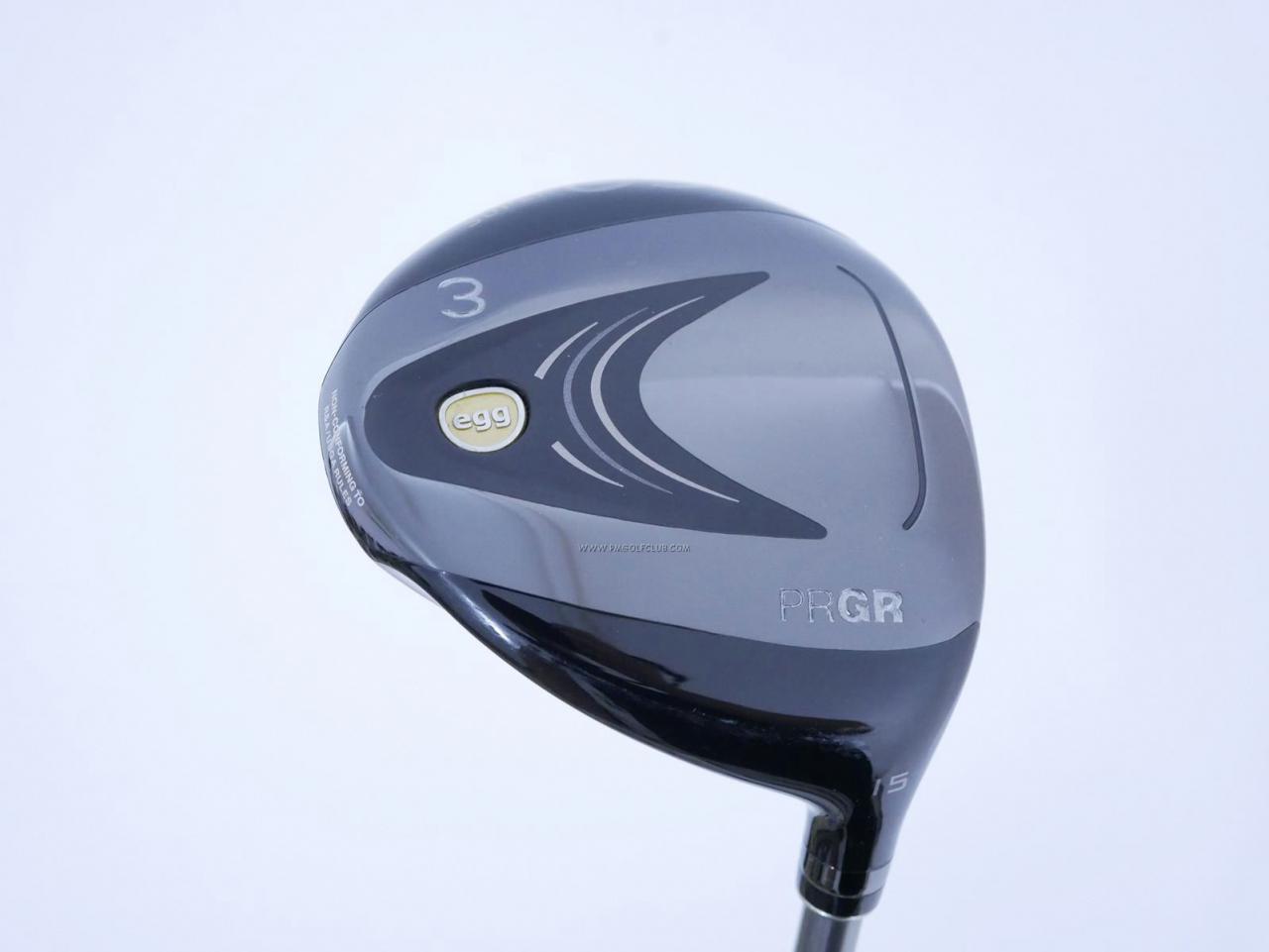 Fairway Wood : PRGR : หัวไม้ 3 PRGR Super Egg (รุ่นปี 2023 หน้าเด้งเกินกฏ COR 0.84 หายากมาก) Loft 15 ก้าน M-40 Flex SR