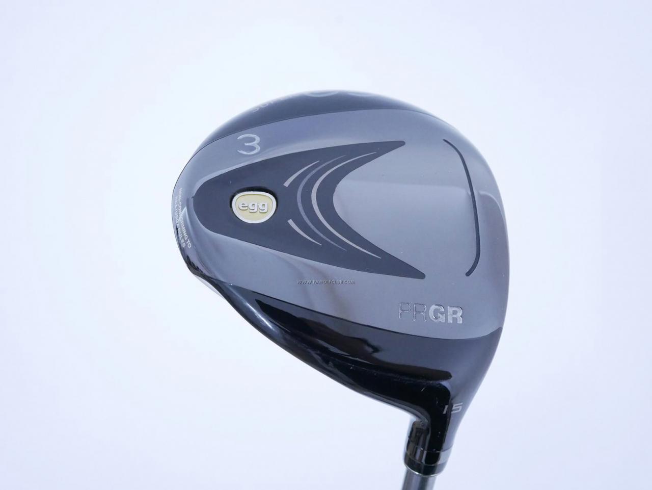 Fairway Wood : PRGR : หัวไม้ 3 PRGR Super Egg (รุ่นปี 2023 หน้าเด้งเกินกฏ COR 0.84 หายากมาก) Loft 15 ก้าน M-37 Flex R