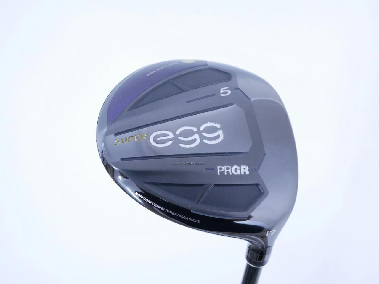 Fairway Wood : PRGR : หัวไม้ 5 PRGR Super Egg (รุ่นปี 2020 หน้าเด้งเกินกฏ COR 0.84 หายากมาก) Loft 17 ก้าน M-37 Flex R